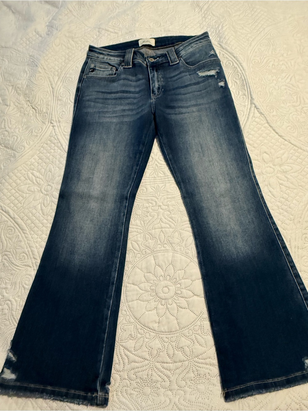 KanCan Dark Blue Flare Jeans